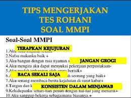 Check spelling or type a new query. Tips Mengerjakan Soal Rohani Mmpi Youtube