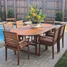 Check spelling or type a new query. International Caravan Royal Tahiti Wood Patio Dining Set With Extension Table Seats 6 Bbqguys Wood Patio Furniture Outdoor Dining Furniture Patio Dining Set