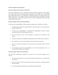 Interior Designer Job Description Cermai Interior Design Jobs Design Jobs Interior