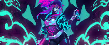 Anime wallpapers, background,photos and images of anime for desktop windows 10 macos, apple iphone and android mobile. K Da Neon Akali Anime Fa League Of Legends Lol Hd Wallpaper Download