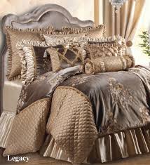80 long + 10 deep + (at least) 2 for comforter overhang = 92 long comforter. Legacy 9 Piece Comforter Set Queen Champagne Gold Gray Traditional Comforters And Comforter Sets By Jennifer Taylor Home Houzz