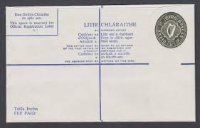 How to address an envelope ireland. Ireland Mint 37p Embossed Registered Envelope Size 155 X 95mm Fresh Vf Specialty Philately Postal Stationery Stamp Register Hipstamp