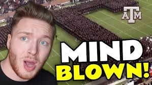 Swedish Dude Reaction to Fightin' Texas Aggie Band Halftime Drill
