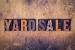 Yard Sale Garage Sale Background