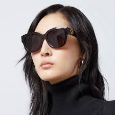 NEW GG1550SK 002 GUCCI HAVANA BROWN SQUARE WOMEN GUCCI SUNGLASSES