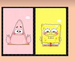 Spongebob And Patrick Bff S Panda Art Aesthetic Iphone Wallpaper Iphone Wallpaper