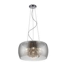 Home depot pendant lights kitchen pendant. Home Decorators Collection 5 Light Chrome Glass With Clear Glass Beads Led Pendant 17161 The Home Depot Home Depot Chandelier Clear Glass Glass Beads