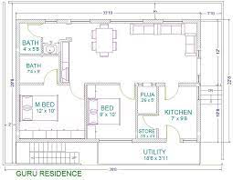 30 X40 Site Home Plans Vastu 30x40 House Plans West Facing House Duplex House Plans