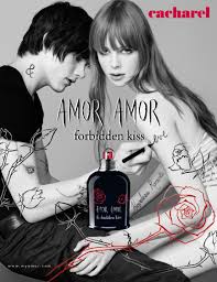 Cacharel Amor Amor Forbidden Kiss Perfume Ad Anuncio Perfume Amor Amor Perfume Perfume