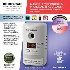 Carbon monoxide is odorless, colorless, and tasteless. Universal Security Instruments Mcnd401 Plug In 2 In 1 Co And Natural Gas Smart Alarm With Battery Backup
