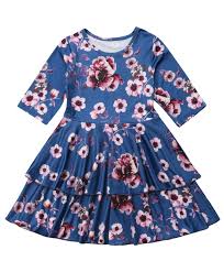 Sale 45 Off Free Shipping Shop Our Blue Floral Dress For Baby Toddler Girls Kids Summer Dresses Girls Dresses Summer Girls Summer Dress Pattern