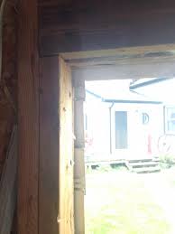 Ensure that the flashing along the bottom of the window overlaps the nailing hem of the last. Replacing Exterior Door Vinyl Siding Troubles Doityourself Com Community Forums