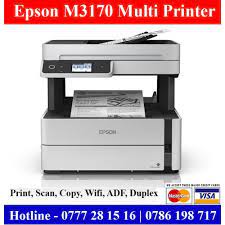 The wifi light should now be on, but not flashing. Epson M3170 Photocopy Machines Sri Lanka Wifi And Duplex