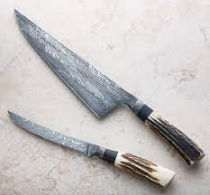 Stag Damascus Chef Fillet Set Eatingtools Com Chef Knife Kitchen Knives Knife