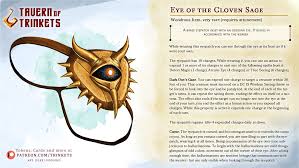 Eye Of The Cloven Sage An Illustrated Magic Item For Seeing Eye To Eye With Your Enemies Unearthedarcana
