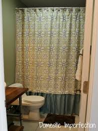 Adding Length To A Shower Curtain Shower Curtain Lengths Tall Shower Curtains Diy Curtains