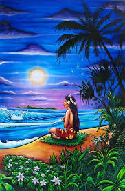 The Office Wall Art Most Famous Artist In The World Desert Landscape Painting Surf Art Hawaii Art Surfboard Art
