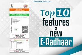 Use the otp to open the aadhar card pdf. E Aadhaar Card Download Check Out The Top 10 New Features Of The Electronic Aadhaar Card The Financial Express