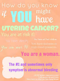 Facts you should know about endometrial (uterine) cancer. If Something Is Different Get Checked I M Glad I Did Uterine Cancer Awareness Cancer Prevention Uterine Cancer