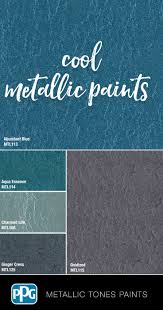 Metallic Tones Interior In 2019 Silver Paint Walls