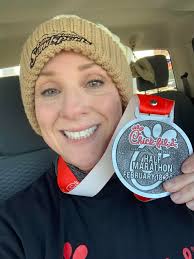 13.1 and Done! ✓ Time: 2:10:47 4th Place in my age bracket.