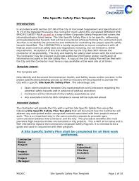Check spelling or type a new query. Free 16 Construction Safety Plan Templates In Pdf Ms Word