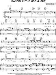 Pin By Emmett O Brien On Christmas List Sheet Music Dancing In The Moonlight Music