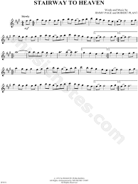 Led Zeppelin Stairway To Heaven Sheet Music Alto Saxophone Solo Download Print Sheet Music Saxophone Sheet Music Saxophone Music