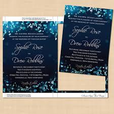 Midnight Blue Night Sky Wedding Invitation 5x7 Portrait Night Sky Wedding Wedding Invitations Wedding Cards