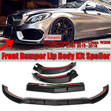 All three body styles are offered in performance amg c43 and c63. Buy Car Front Bumper Lip Spoiler Wing Body Kit For Mercedes Benz C Class W205 C250 C300 C350 2015 2018 At Affordable Prices Free Shipping Real Reviews With Photos Joom