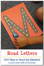 This printable alphabet worksheet helps students practice upper and lowercase letters as well as if you are looking for something else please check out the other available worksheets. Free Road Letters Printable For Learning The Alphabet Gift Of Curiosity