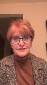 It's FREEZING! Join me for a fireside chat (as Audrey 🐶 lounges