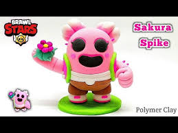 Best star power and best gadget for spike with win rate and pick rates for all modes. Sakura Spike Brawl Stars Polymer Clay Tutorial Youtube