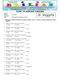 Tanpa kemampuan bahasa inggris, sulit rasanya untuk bisa bekerja di sana. Contoh Soal Bahasa Inggris Tentang Anggota Tubuh