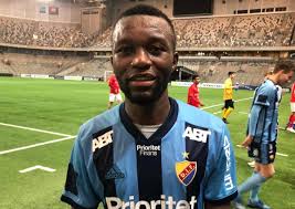 Djurgardens if's magnus eriksson gets his shot away but it misses the target. Djurgarden Fotboll On Twitter Emmanuel Banda Och Edward Chilufya Stod For Malen Nar Djurgarden Besegrade Degerfors Med 2 0 I U21 Allsvenskan Matchrapport Kommer Pa Https T Co 5wfqz2yfl3 Https T Co 3rc1d586t5 Https T Co Jexe6cawkm