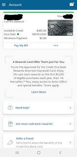 It makes easy for account holders to manage their bank customers can apply for credit one bank card from the homepage. Credit One Pre Approved Amex Myfico Forums 6087880