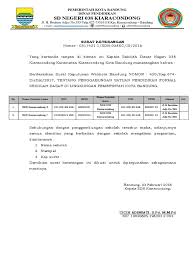 Meski begitu surat resmi tidak harus selalu dibuat oleh kelompok, bisa… Surat Keterangan Merger Sdn 038 Kiaracondong