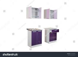 kitchen sink cabinets doors purple pink