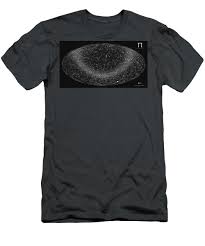 2017 Pi Day Star Chart Hammer Projection Mens T Shirt Athletic Fit