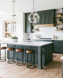 Cardinal Crest Homes On Instagram Have Always Been A Little Hesitant To Do A Cardinal Crest He Green Kitchen Island Coastal Kitchen Design Green Kitchen