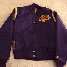 The lakers are 2020 nba champions, and you'll want to don the brand new 2020 lakers nba championship jackets in official styles from the ultimate sports store. Lakers Jacket Vintage Shop Clothing Shoes Online