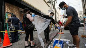 The city is partnering with goodbye graffiti to provide graffiti removal services citywide at no cost to property owners, for up to three cleanups during 2021 and 2022. Volunteers Across The Us Clean Up Glass Graffiti In Wake Of Weekend Protests Abc News