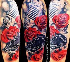 This full arm tattoo is picturesque and pristine. Black And Red Tattoos World Tattoo Gallery