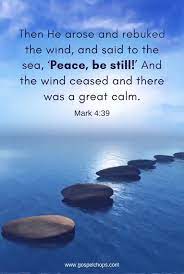 We are dealing with a sudden storm on the sea of galilee. Peace Be Still Video Be Still Bible Verse Bible Verse Rest Peace Be Still