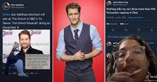 The glee alum, 42, and his wife renee welcomed their second baby, daughter phoenix monroe morrison, on monday, june 28, at 12:08 p.m., they reveal. Everyone On Tiktok Hates Matthew Morrison With A Burning Passion