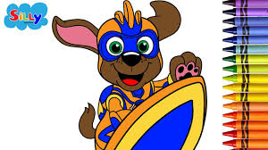 Even without his breathing apparatus, he can hold his breath for a long time, like when he let wally breathe through his oxygen mask in. Silly Drawing And Coloring Mighty Pups Paw Patrol Learn How To Draw And Color Zuma Youtube