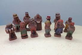 Un día como todos los anteriores y como todos los que le seguirán. Vintage Miniature Folk Art Wc Fields Figure Resin