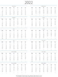 2022 Calendar Beta Calendars