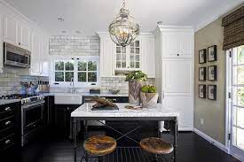 If you are using mobile phone, you could also use menu drawer from browser. Crate And Barrel French Kitchen Island With Industrial Swivel Bar Stools Transitional Kitchen