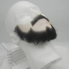 4.2 out of 5 stars. Fxvic Top Quality Human Hair Fake Beard And Mustache Extensions Natual Black Fake Facial Hair Wig Beckham Beard Style Aliexpress